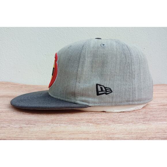 New Era 59fifty Adult Hat Houston Rockets Hardwood Classics Gray Size M/L - Picture 6 of 9